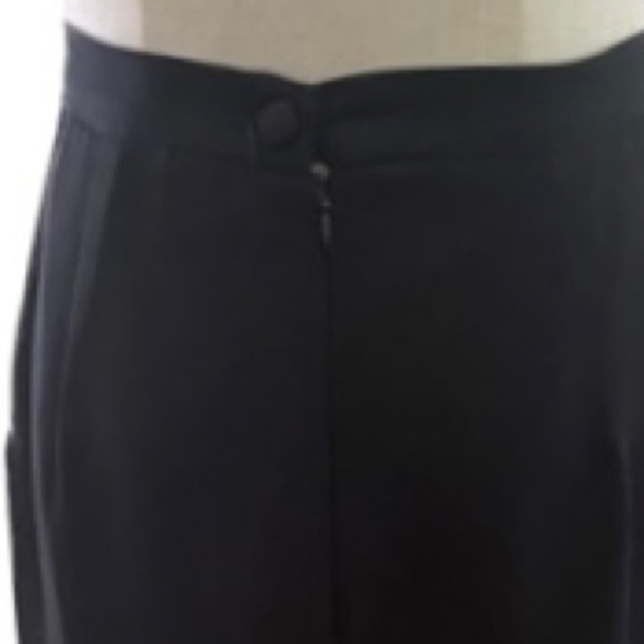 NWOT 80s LAURA PETITE DOUBLE SLIT MAXI 3 LAYER STRAIGHT SKIRT FULLY LINED SZ 12 - Picture 2 of 7